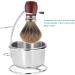 Buy Professional Metal Shaving Stand Bowl Set | Stainless Steel Shaving Brush Holder - International Shipping Available - Buy Online on GoSupps.com