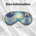 Cloudy Sky Eye Mask | Soft Adjustable Sleep Mask for Men & Women | Comfortable Nighttime Eye Cover - Buy Online on GoSupps.com