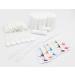 zison Nasal Inhaler Tubes - Kit Contains: 24 Empty Nasal Inhaler Tubes (with Wicks) in 12 Extra Wicks 36 Writable Stickers 2 Mini Droppers and 1 Tweezers
