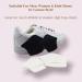 CB 4-Pairs Heel Cushion Pads - Protectors for Heel Pain Relief & Blister Prevention - Perfect for Men Women & Kids - Off-White - Buy Online on GoSupps.com