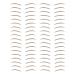 CUDDIKAJI Easy To Apply Eyebrows Professional Accessories Authentic Makeup Products Tint For Eyebrows Waterproof And Long Lasting Brown-15 4pcs