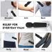 Waterproof Rechargeable Handheld Back Massager for Muscle Recovery - Black (6 * 1.5 INCH) - Buy Online on GoSupps.com
