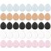 Jspupifip 40 Pcs Finger Puff Bulk  Mini Makeup Puff Set  Soft Finger Sponges Powder Puff Pads Beauty Cosmetic Makeup Tools for Foundation  Under Eye  Cream  Concealer  Eye Shadow(5 Colors)