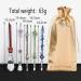 Nc Zhuyao 5-Piece Anime Makeup Brush Set with Bag | Foundation Blush Eyeshadow and More | Perfect for Creators & Beauty Lovers - Buy Online on GoSupps.com