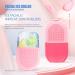 FOMIYES Kids Toy Beauty Face Ice Roller & Ice Cube Tray - Cool Facial Massage for Kids | Silicone Pink Ice Face Roller - Buy Online on GoSupps.com