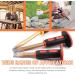 Tanstic 5Pcs Masonry Chisel Set  7.8 9.8 11.8 Heavy Duty Flat Chisel and Point Chisel with Hand Protection and Gloves  Concrete Breaker Chisels for Demolishing Carving Masonry B Kit - Buy Online on GoSupps.com