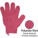 2Pcs Exfoliating Gloves - Bamboo Shower Gloves - Bath and Body Exfoliator Mitts - Scrubs Away Ingrown Hair and Dead Skin - for Shower Spa Massage and Dead Skin Cell Remover Loofah - Red 1 pair red - Buy Online on GoSupps.com