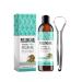 Coconut Mint Mouthwash Whitening Teeth Fresh Breath Clean Bad Breath Gum Care Set 100 ml + Tongue Scraper