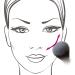 Nanshy Dome Blush Makeup Brush Round Synthetic Taklon Blusher Minerals Powders Cosmetic (Onyx Black) - Buy Online on GoSupps.com