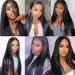 Teotuli 20 Inch Straight T Part Lace Front Wig | Pre Plucked HD Human Hair Wig for Black Women - Buy Online on GoSupps.com