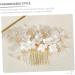 Ipetboom Bridal Comb Pearl Headpiece for Wedding Flower Pearl Hair Accessories Hair Side Comb Wedding Hair Accessories Bride Hair Accessory Bride Headpiece Miss New Chinese Style Hair Comb - Buy Online on GoSupps.com