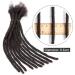 100% Real Hair Dreadlocks Extensions 6 Inch Afro - 20 Strands Fashion Crochet Braid for Men/Women | Originea #1B 0.6cm - Buy Online on GoSupps.com