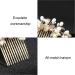 ZBJBinCH Bride Wedding Hairpin Comb Pearl Bridal Hair Accessory Bridal Flower Side Hair Clip for Bride Bridesmaids Ladies and Girls - Buy Online on GoSupps.com