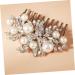 SKISUNO Bridal Comb Wedding Hair Comb Bride Hair Comb Bridal Rhinestone Hair Comb Bridal Hair Comb Wedding Hair Accessory Bridesmaid Hair Comb Pearls Hair Comb - Buy Online on GoSupps.com