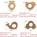 Alenybeby Nature Baby Teething Toys Set - 11pc Wooden Teether Rings | Organic Handmade Pendant | Montessori Infant Shower Gift (Type 1) - Buy Online on GoSupps.com