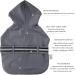 Waterproof Dog Raincoat - Durable & Stylish Rain Jacket for Small Medium & Large Dogs (Sizes 11-71) - Soft & Comfortable Gray Design - Buy Online on GoSupps.com