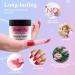 28g/Box Red & White Temperature Change Shine Glitter Dip Powder Nails | Long-lasting Dipping Nails - No UV Light Needed | UKA - Buy Online on GoSupps.com