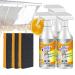 Sciasi Kitchen Foam Cleaner Multi-Purpose Foam Cleaner All-Purpose Kitchen Pots And Pan Cleaner All-Purpose Deep Cleaning Spray for Kitchen Pots And Pan (3pcs)