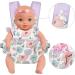 GAGAKU Baby Doll Carrier - Adjustable Straps for American Girl Doll, Reborn Baby Carrier - Purple Flower Design - Buy Online on GoSupps.com