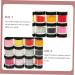Healeved 96 Boxes Nail Crystal Powder Neon Acrylic Nail Carving Powder Pigment Powder for Nails Dip Powder Pp - Buy Online on GoSupps.com