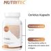 Nutritec Coriolus Vital Fungus Capsules - 120 Vegan Dietary Supplements with Butterfly Straws & Acerola Extract | Additive-Free Quality - Buy Online on GoSupps.com
