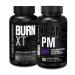 Jacked Factory Burn XT Thermogenic Fat Burner - Appetite Suppressant & Nootropic Energy Booster (90 Capsules) & Lean PM Max High-Performance Weight Loss Sleep Support | (120 Capsules)