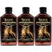 Baxyl Liquid Hyaluronic Acid Supplement - Natural Citric Acid, Potassium Sorbate Ingredients Formulated Flavorless Syrup - Provide Healthy Cartilage & Bone Formation - 3 Bottles of 6 Fl Oz