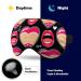 Booty Lips Heart Soft Sleep Mask for Women - Funny Love Pattern Blackout Eye Mask with Adjustable Straps | Travel-Friendly Sleep Solution - Buy Online on GoSupps.com