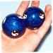 Homsfou Jade-Ei Baoding Balls - Enhance Health & Relaxation | 2-Pack Massage Balls for Hand Exercise & Fitness in Blue - Buy Online on GoSupps.com