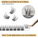 QUEWEL Cluster Lashes 144 Pcs C/D Curl 8-16mm DIY Eyelash Extensions - Natural & Mega Styles - Soft False Lashes for Personal Makeup at Home - Buy Online on GoSupps.com