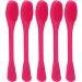 Qukaim Facial Mask Brushes Silicone Face Cleaning Brush with Mix Mask Stick 2 Heads Facial Mask Brushes DIY Skin-Care Tool Rose Red - Buy Online on GoSupps.com