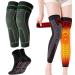 Tourmaline Acupressure Self-Heating Shaping Knee Sleeve with Socks Set  Mugwort Acupressure Heating Knee Sleeve Tourmaline Self-Heating Knee Pads with Black Self-Heating Socks for Men and Women  2XL 2X-Large