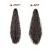 Meiriyfa Long Black Curly Ponytail Extensions for Black Women | 55cm Synthetic Claw Clip Hair Extensions - Buy Online on GoSupps.com