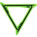 Wahu TriBlade Green Boomerang - Soft Lightweight Flying Toy for Right or Left-Handed Users - Buy Online on GoSupps.com