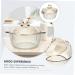 Zerodeko Food Supplies to Go Food Containers with Lids Instant Noodle Bowl Soup Bowls Fruit Bowls Salad Containers with Lids Ramen Noodles Bowl Snacks Container Household Food Bowl Glass 14x14cm As Shown - Buy Online on GoSupps.com