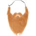 Halloween Beard Beard Fake Beard Cosplay Beard Fake Moustache False Beard (Large brown beard) Beard Props