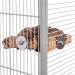 HappyBird Cork Corner Seat L for Parakeets & Parrots | Natural Cork & Stainless Steel | 15x15cm International Shipping - Buy Online on GoSupps.com