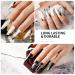 Painted Gel Nail Polish Set - Black & White Colors for Salon-Worthy Manicure at Home - Buy Online on GoSupps.com