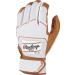 Rawlings | Workhorse Baseball Batting Gloves | Youth | Multiple Colors Medium Caramel/White