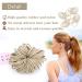 100 Pcs Blonde Elastic Hair Ties - Metal-Free Small Hair Bands for Girls & Women - Thin Ponytail Holders - Buy Online on GoSupps.com