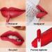 Oulac Red Matte Lipstick - Long Lasting Waterproof Lip Stain with Rose Oil - Vegan & Cruelty-Free - Classic Red M02 Deep Kiss - Buy Online on GoSupps.com