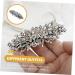 MAGICLULU Rhinestone Hair Clip Women Hair Clip Silver Hair Clip Women Headdress Women Barrette Women Hairpin Hair Accessory Barrette for Girl Hair Barrettes Rhinestones Hairpin - Buy Online on GoSupps.com