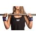 Womens Wrist Wraps with Thumb Loops - 12 Professional Grade - Support Brace for Weightlifting, Powerlifting - Black/Purple - Buy Online on GoSupps.com