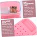 VINTORKY nail polish head box nail tech organizers and storage nail drill organizers nail grinding head holder nails drill bits nail supplies nail art salon goods plastic Accessories clean - Buy Online on GoSupps.com