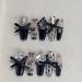 Temperament manicure black French bow nail patch handmade fake nails wearing nail products.(M) - Buy Online on GoSupps.com