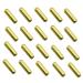 NX Garden 20pcs 9.5x2.8mm Gold Color Plated Brass + Rubber Hat Pin and Brooch Pins Stopper DIY Jewelry Findings Accessories