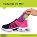 PROFOOT Runner's Knee Orthotic Insole for Women 6-10 | Shock-Absorbing Heel Support & Foot Position Correction | Cushioned Insole for Chondromalacia - Purple - Buy Online on GoSupps.com