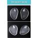 2 Pairs of Clear Silicone Sandal Thong Toe Protectors - Forefoot Cushions for Flip-Flops - Buy Online on GoSupps.com