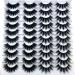 HBZGTLAD 20 pairs 2 Styles 3D Mink Lashes Natural False Eyelashes Dramatic Volume Fake Lashes Makeup Eyelash Extension Thick Lashes (00-7)