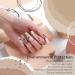 Dipping Powder Nails Set | Aokitec 14pcs Dip Powder Nail Starter Kit - 8 Colors with Glitzer Base & Top Coat for DIY Nail Art & Manicure - Buy Online on GoSupps.com